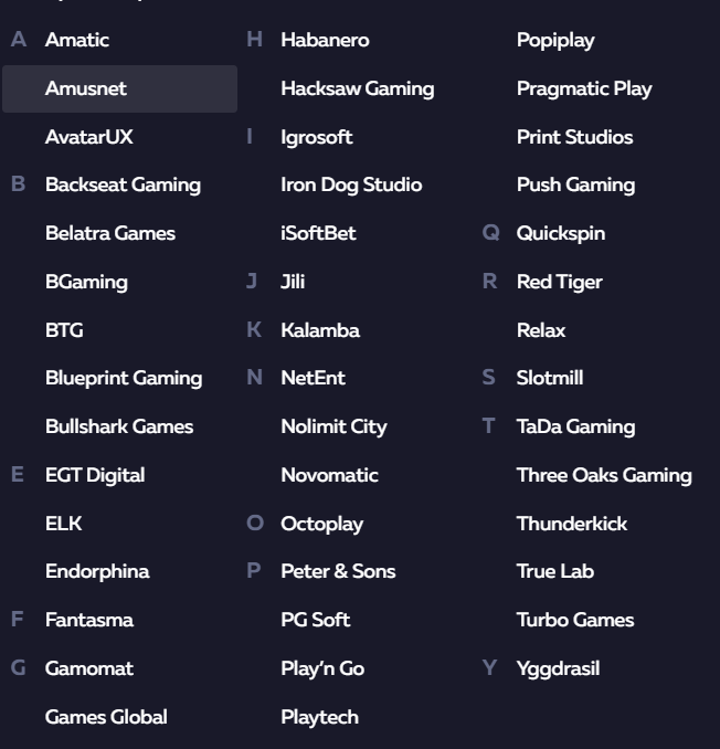 Провайдеры игр в Вавада