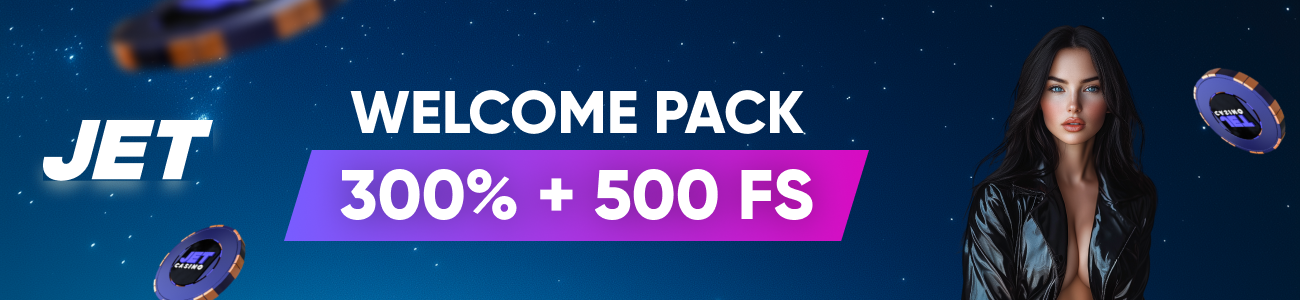 Бонус на депозит от Джет казино