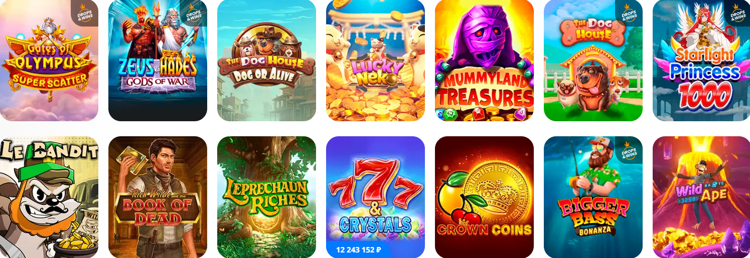 Игровые слоты от Рокс