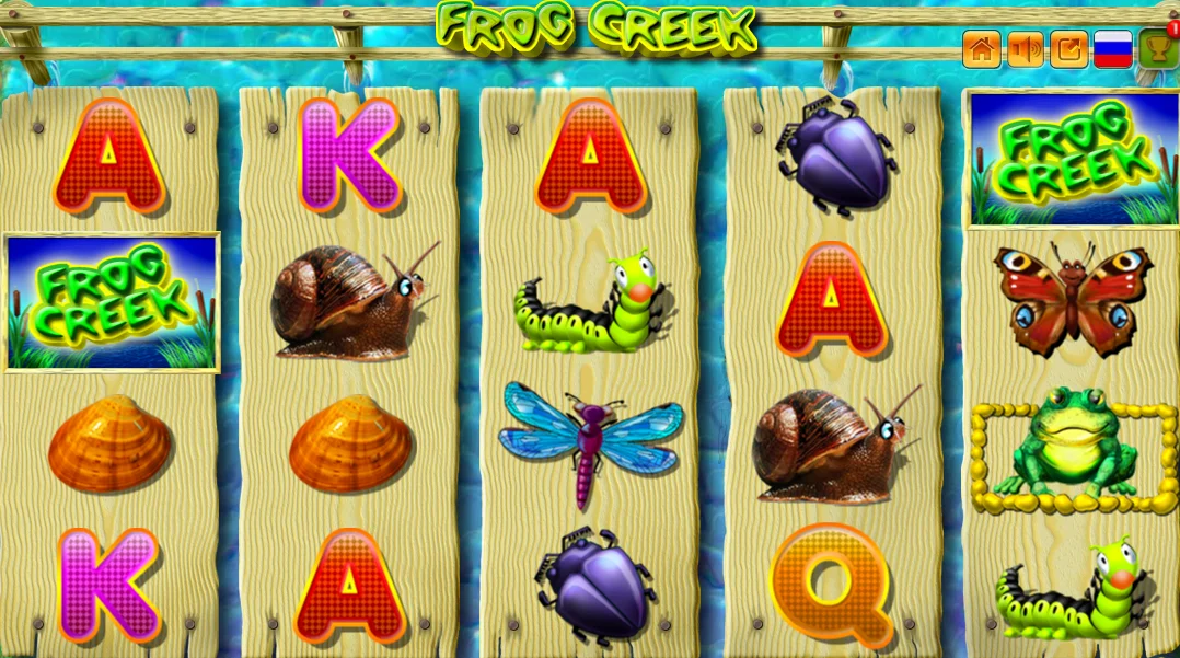 Игровой слот Frog Creek