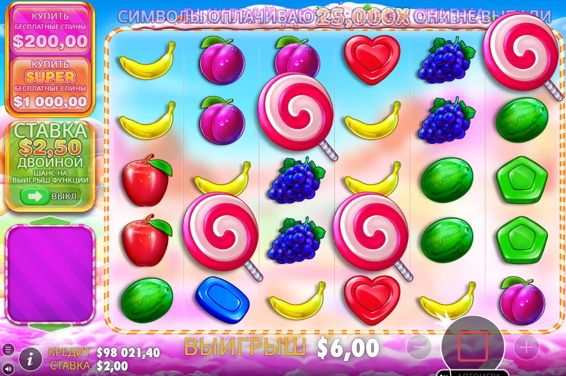 Игровой автомат Sweet Bonanza 1000