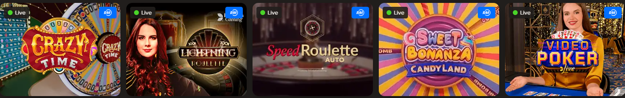 Игры с живыми дилерами