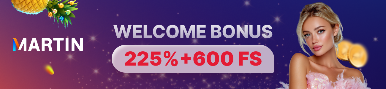 Бонус на депозит от Мартин казино